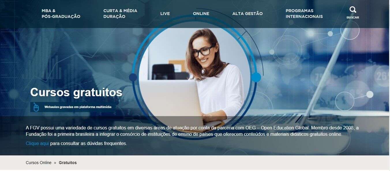 Print da tela inicial do site: Print da tela inicial do site: