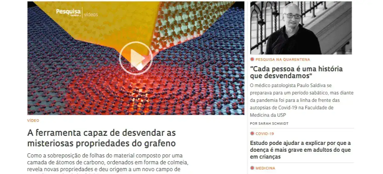 Print da tela inicial do site: Print da tela inicial do site: