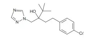 O tebuconazol, cuja estrutura está representada a seguir, é um fungicida comumente utilizado na agricultura O tebuconazol, cuja estrutura está representada a seguir, é um fungicida comumente utilizado na agricultura